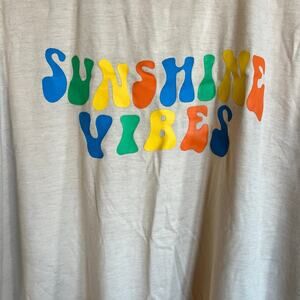 SUNSHINE VIBES, sleeveless, tank top, women's size 2XL